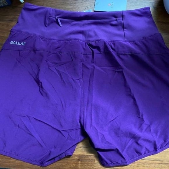 Women's 5" Workout Shorts Gym Running Shorts Athletic with Liner High Waistband - Picture 3 of 4